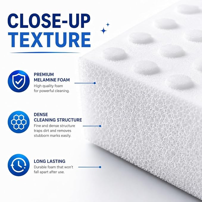 Stain Cleaning Magic Eraser Sponge Pack of 2